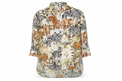 Womens UK Size 8 Zara Multicoloured  Blouse