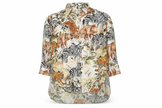 Womens UK Size 8 Zara Multicoloured  Blouse
