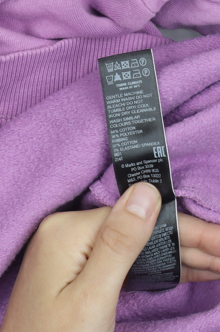 Womens UK Size 18 Marks and Spencer Purple Pullover Jumper