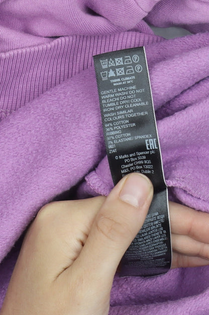 Womens UK Size 18 Marks and Spencer Purple Pullover Jumper
