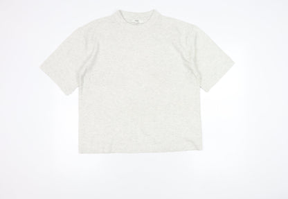 Womens UK Size M Marks and Spencer White Basic T-Shirt