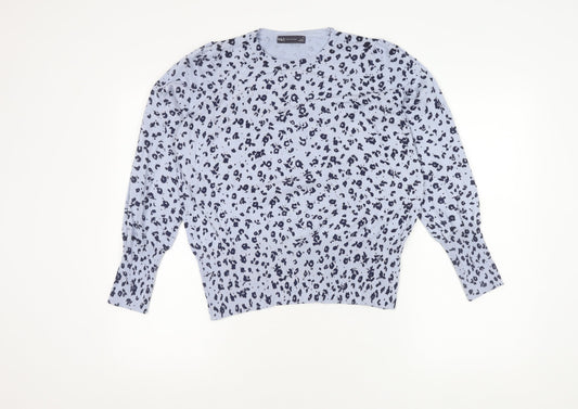 Womens UK Size 16 Marks and Spencer Blue Pullover Jumper