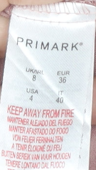 Primark Women's Pink Slip Dress, Size 8, New