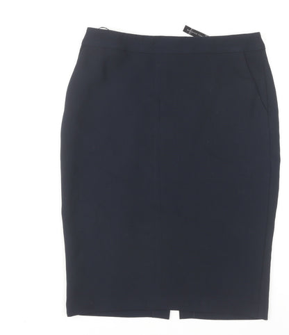 Papaya Women's Black Pencil Skirt Size 12 Workwear