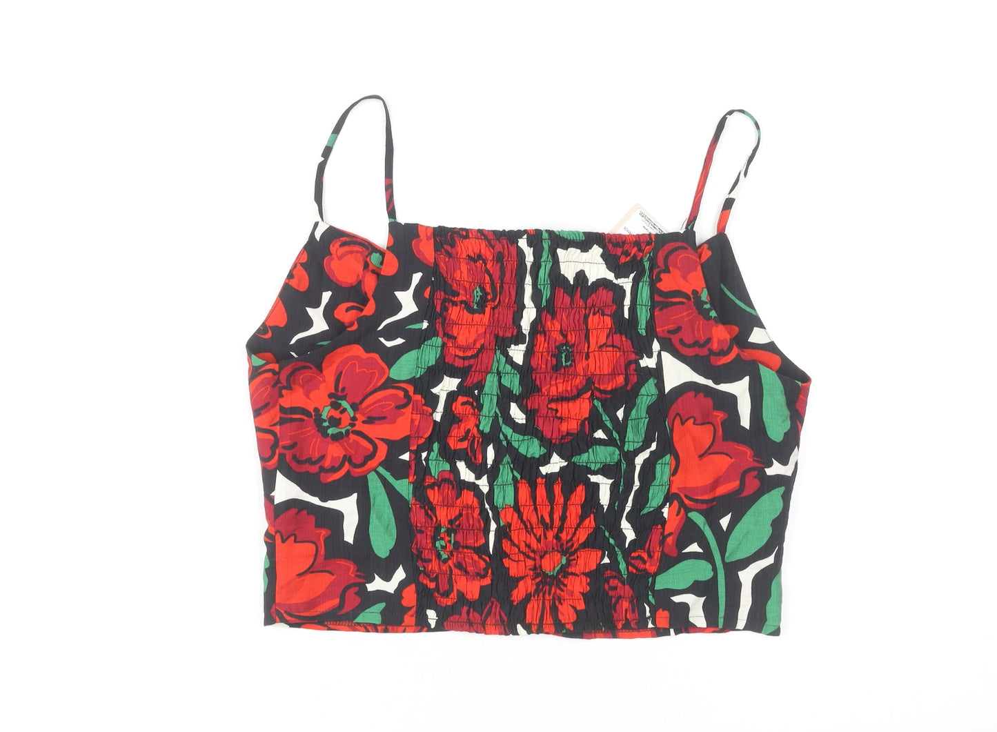 Womens UK Size 12 TU Multicoloured Cropped Camisole