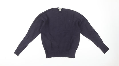 Womens UK Size XS H&M Blue Pullover Jumper