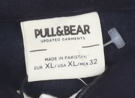 Womens UK Size 16 Pull & Bear Multicoloured Cropped Polo