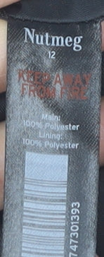 Nutmeg Women's Black Skirt Size 12