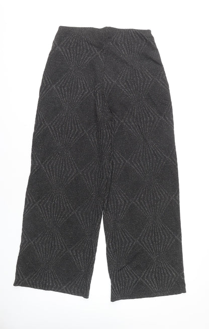 George Women's Black Wide-Leg Trousers Size 14