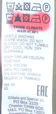 Marks and Spencer Beige Women's Pencil Skirt Size 16