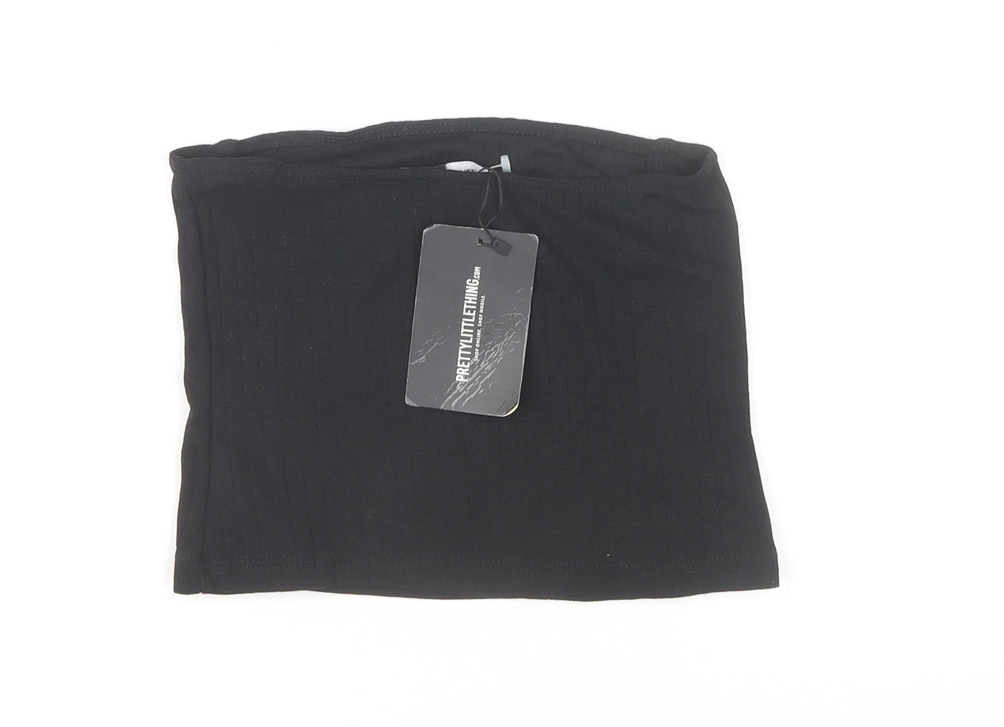 PrettyLittleThing Women's Black Tube Camisole, Size 8