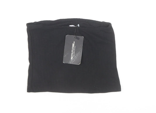 PrettyLittleThing Women's Black Tube Camisole, Size 8