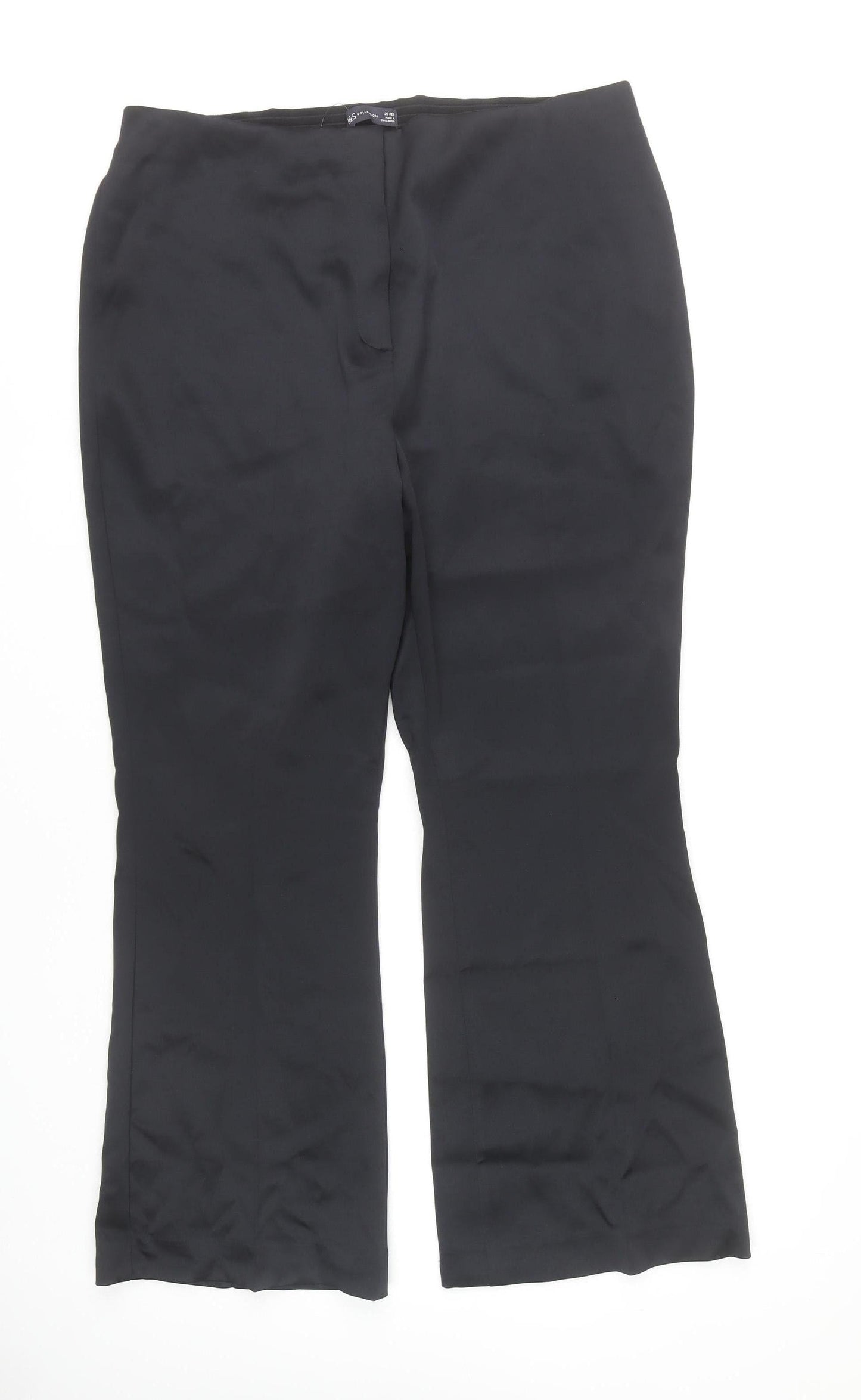 Womens UK Size 20 Marks and Spencer   Black Trousers