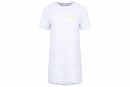 Marks and Spencer Women's Blue Striped Nightshirt S