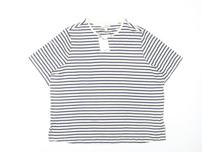 Womens UK Size 18 Marks and Spencer White Basic T-Shirt