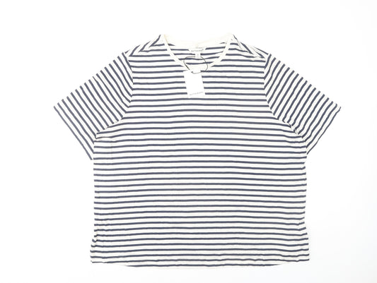 Womens UK Size 18 Marks and Spencer White Basic T-Shirt