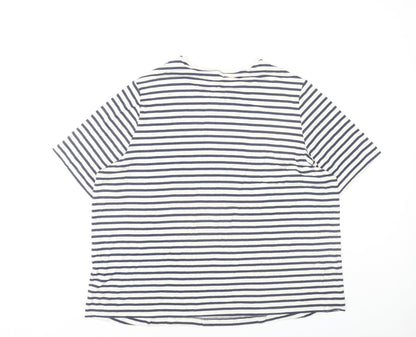 Womens UK Size 18 Marks and Spencer White Basic T-Shirt
