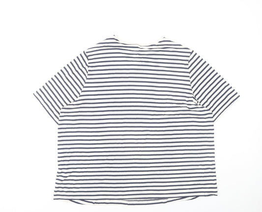 Womens UK Size 18 Marks and Spencer White Basic T-Shirt