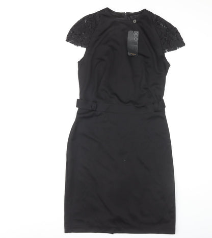 Aftershock London Women's Black Dress S Short Sleeve