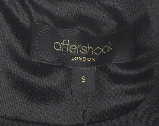 Aftershock London Women's Black Dress S Short Sleeve