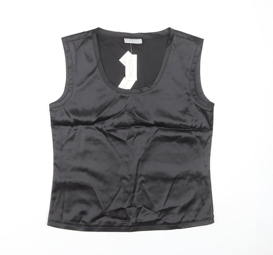 Offshoot Women's Black Tank Top Size 14 Basic Style