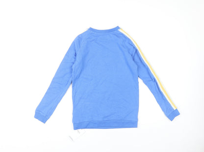 Marks and Spencer Boys Blue Sweatshirt, Size 11 Years, Crew Neck