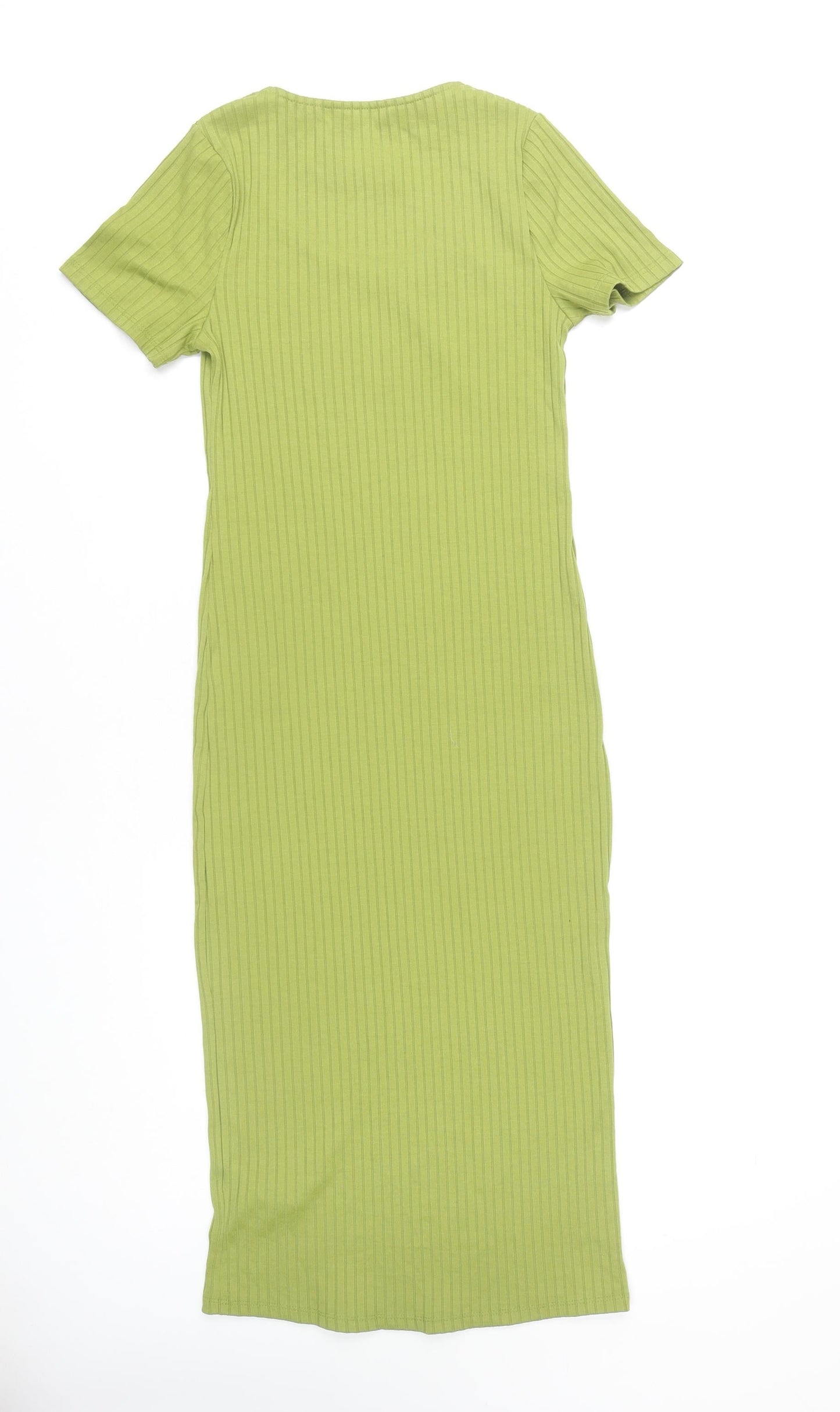 Primark Women's Green XS Bodycon Midi Dress
