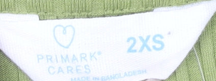 Primark Women's Green XS Bodycon Midi Dress