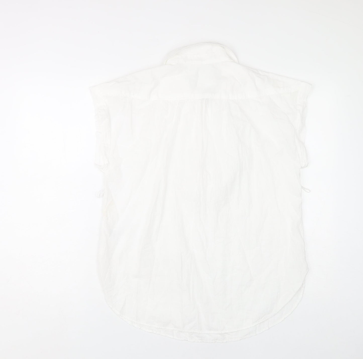 Womens UK Size 6 H&M White Basic Blouse