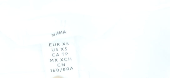 Womens UK Size 6 H&M White Basic Blouse
