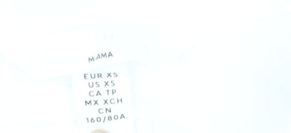 Womens UK Size 6 H&M White Basic Blouse