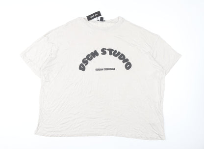 Boohoo Women's White L Basic T-Shirt