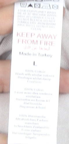 Boohoo Women's White L Basic T-Shirt