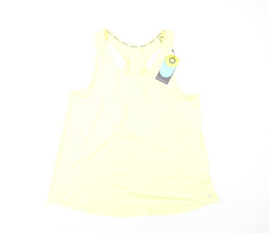 Marks and Spencer Women's Yellow Racerback Tank Top