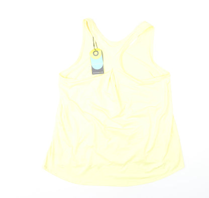 Marks and Spencer Women's Yellow Racerback Tank Top