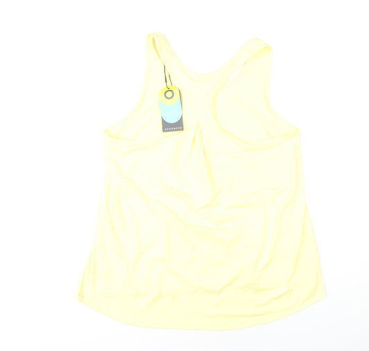 Marks and Spencer Women's Yellow Racerback Tank Top