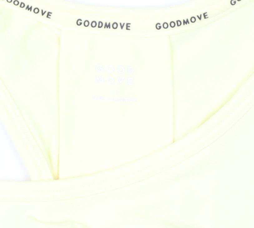 Marks and Spencer Women's Yellow Racerback Tank Top