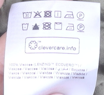 b.young Women's Green Flutter Sleeve Dress Size 12