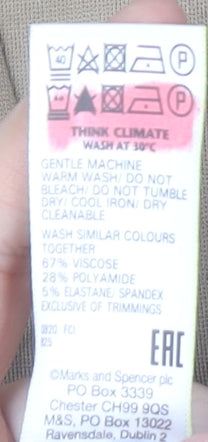 Marks and Spencer Women Beige Size 8 Skirt