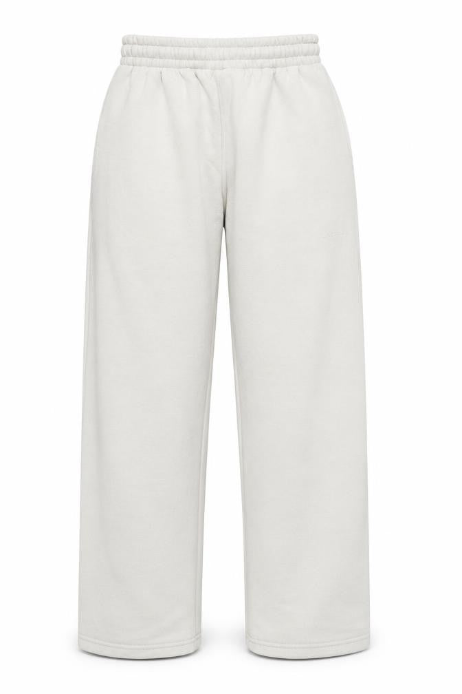 Front view of Luxe to Kill Women's Ivory Sweatpants, size 6