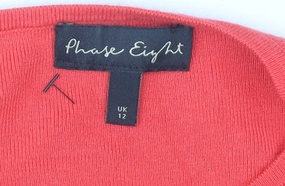Phase Eight Women’s Red Pullover Jumper, Size 12