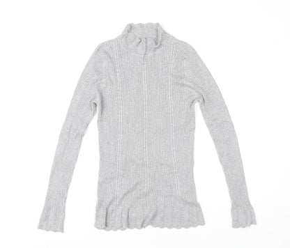 Womens UK Size 14 Papaya Grey Pullover Jumper