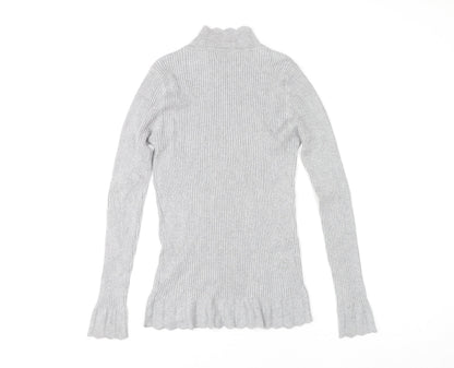 Womens UK Size 14 Papaya Grey Pullover Jumper