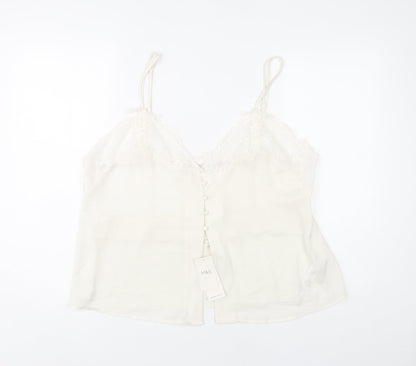 Womens UK Size 20 Marks and Spencer Ivory Camisole Camisole