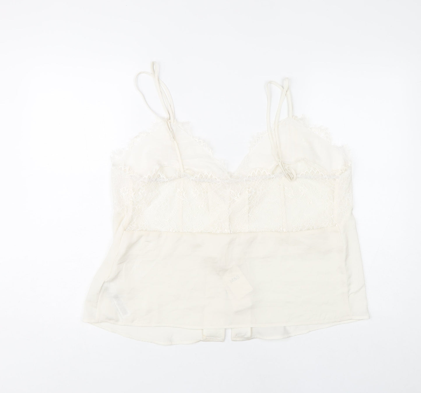 Womens UK Size 20 Marks and Spencer Ivory Camisole Camisole