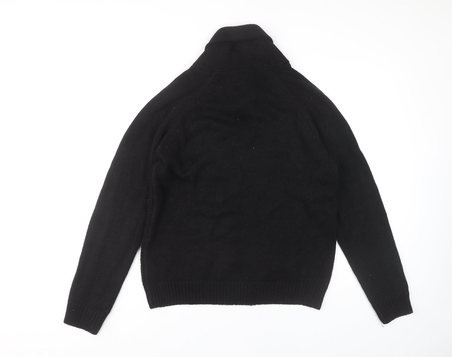 Cedar Wood State Men’s Black High Neck Pullover M