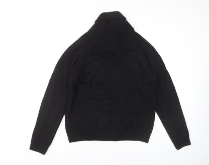 Cedar Wood State Men’s Black High Neck Pullover M