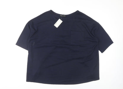 Capsule Women's Blue T-Shirt, Size 18, Casual Wear