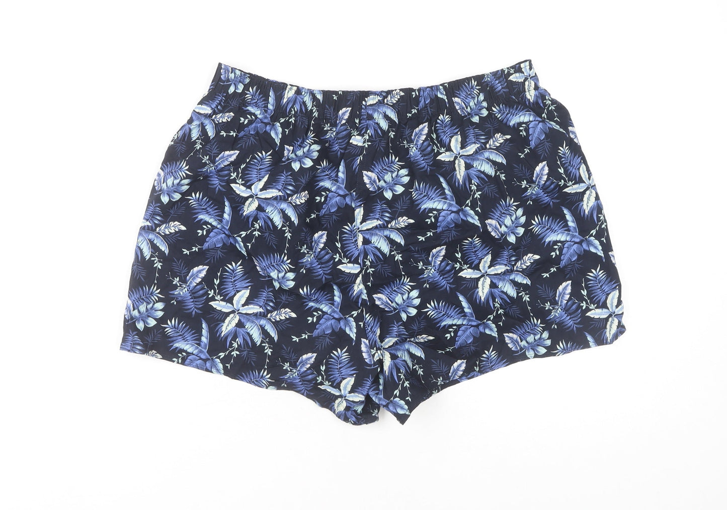 Marks and Spencer Women’s Multicoloured Floral Shorts - L
