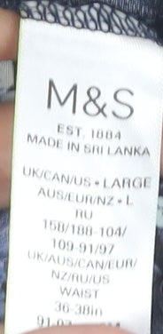 Marks and Spencer Women’s Multicoloured Floral Shorts - L